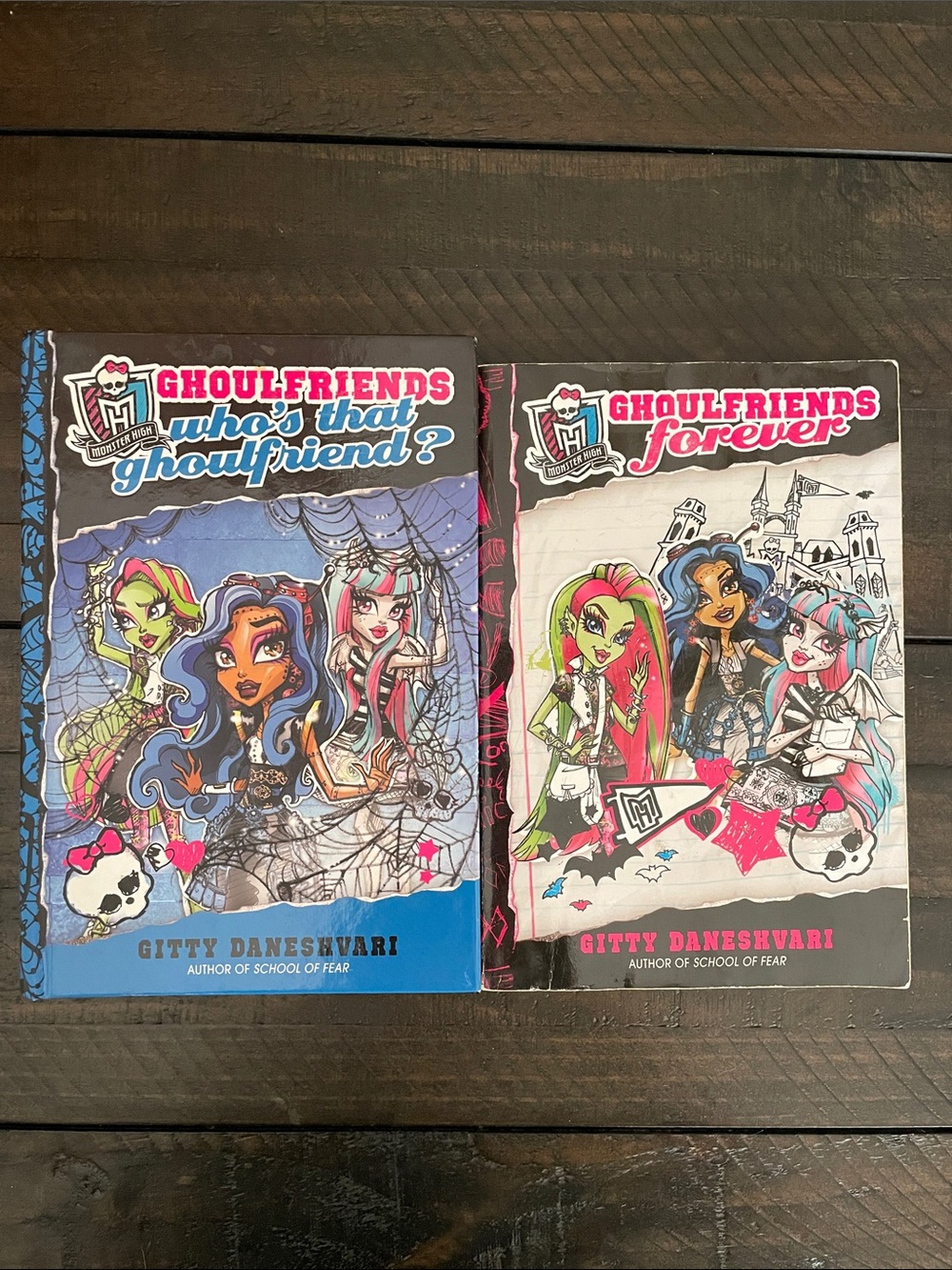 Monster High Ghoul-friends Books (2)